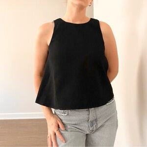 Mali Studios NWT Black Babydoll Tank Top